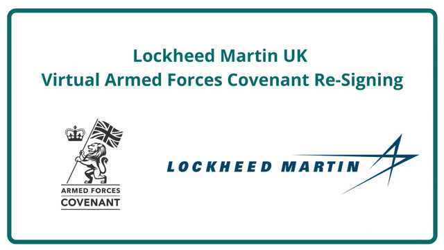 WATCH: Lockheed Martin re-sign the Armed Forces Covenant